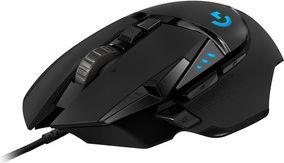 Logitech G502 HERO High Performance Gaming Mouse (BLACK). Optical - Cable - USB - 16000 dpi - 11 Button(s) - ONLINE ONLY