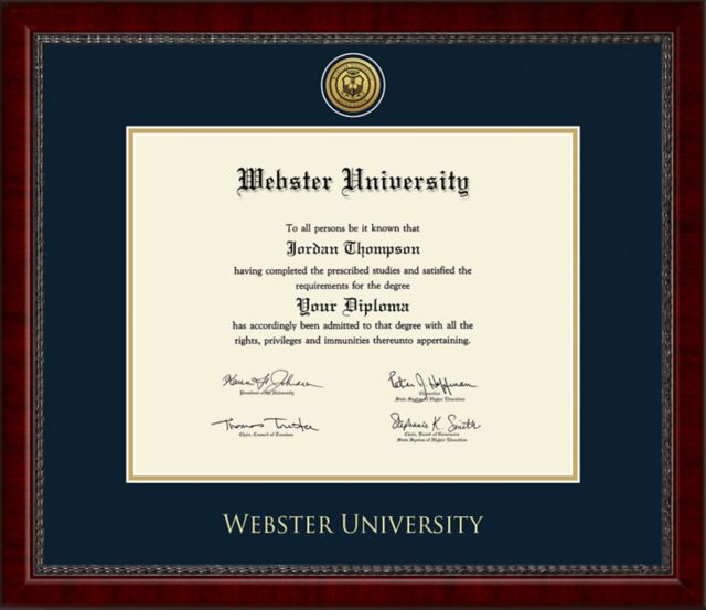 Church Hill Classics Engraved Diploma Frame. Bachelors, Masters, PhD. - ONLINE ONLY