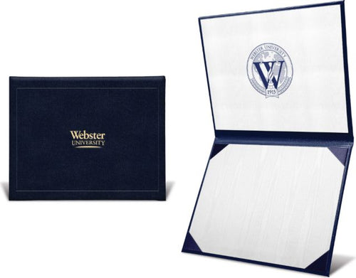 Webster University Diploma Cover
