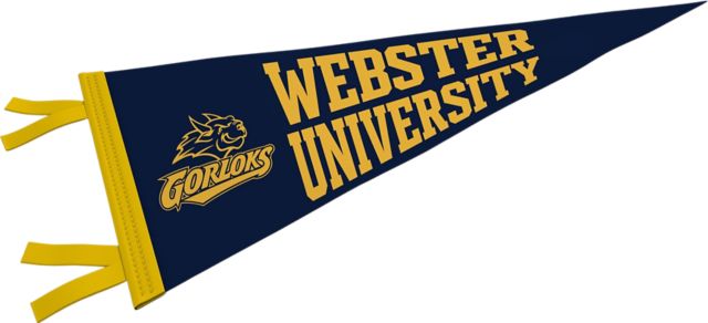 Webster University Gorloks 12'' x 30'' Pennant