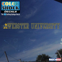 Webster University Gorloks Strip Decal