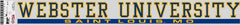 Webster University Strip Decal