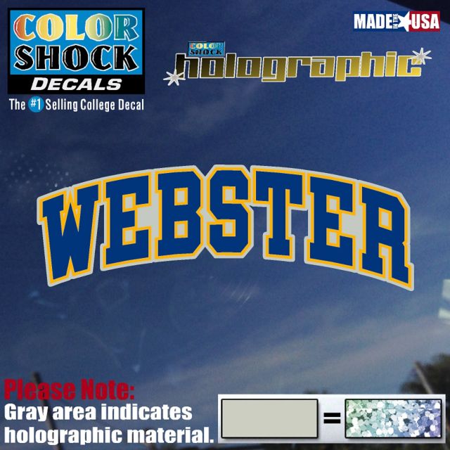 Webster University Decal Hologram Stand