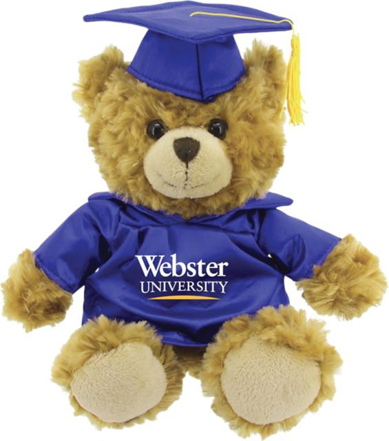 Webster University 10'' Graduation Bear