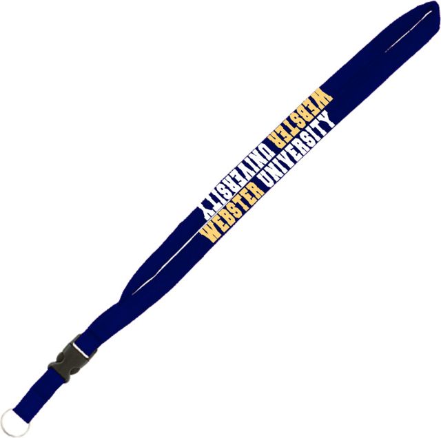 Webster University Woven 3/4'' Lanyard