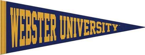 Webster University 9x24 Pennant