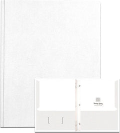 PORTFOL 2PKT 3PRONG ANTQ WHITE