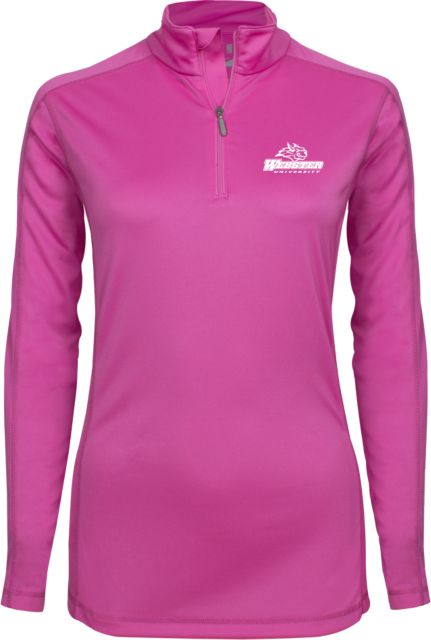 Webster Ladies Syntrel Interlock 1/4 Zip Primary Mark - ONLINE ONLY