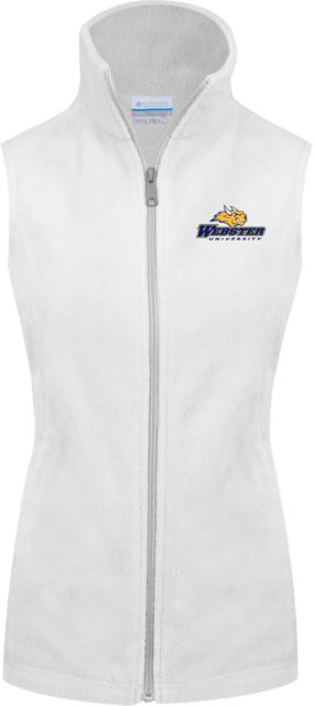 Webster Columbia Ladies Full Zip Fleece Vest Primary Mark - ONLINE ONLY