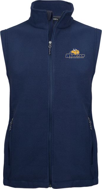 Webster Fleece Full Zip Vest Primary Mark - ONLINE ONLY