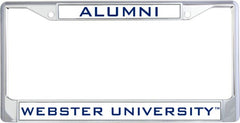 Webster Alumni Metal License Plate Frame in Alumni - ONLINE ONLY