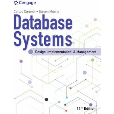 Database Systems: Design, Implementation, &amp; Management