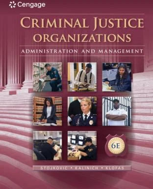 Criminal Justice Organizations