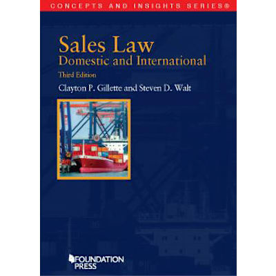 Sales Law: Domestic &amp; International